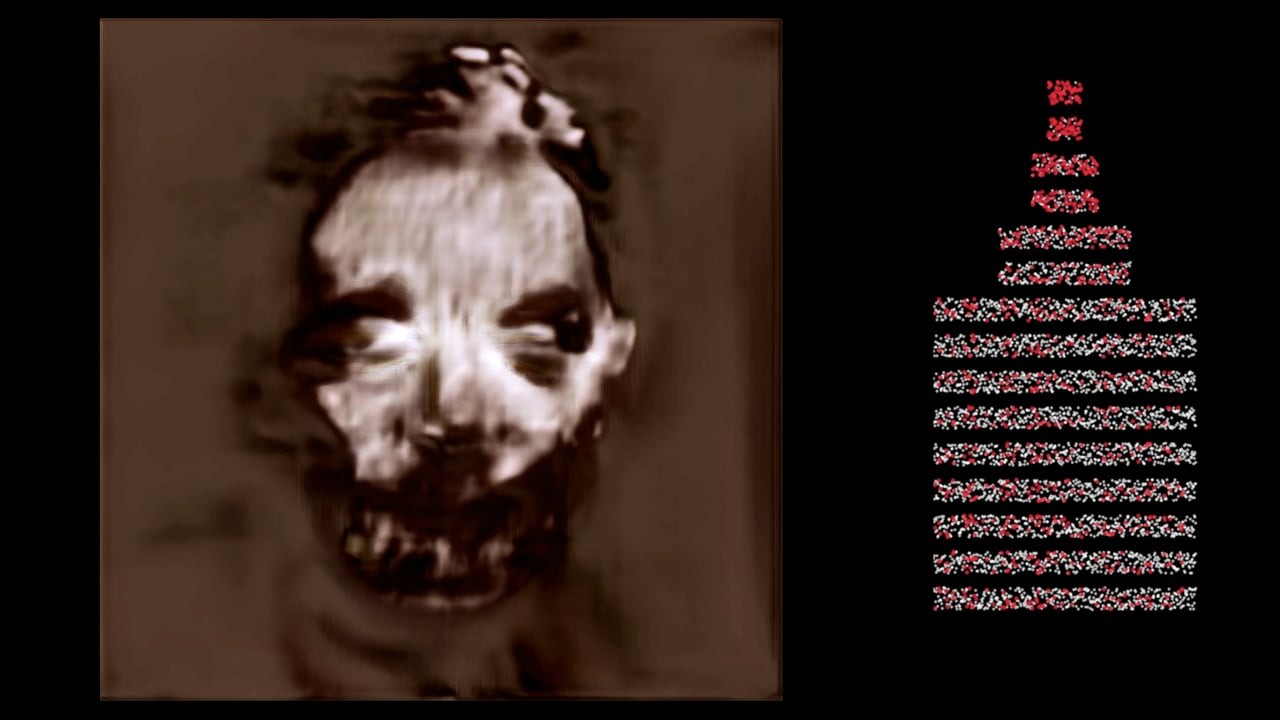 Esta inquietante imagen es lo que experimenta una red neuronal mientras 'agoniza' y va olvidando cómo es un rostro humano