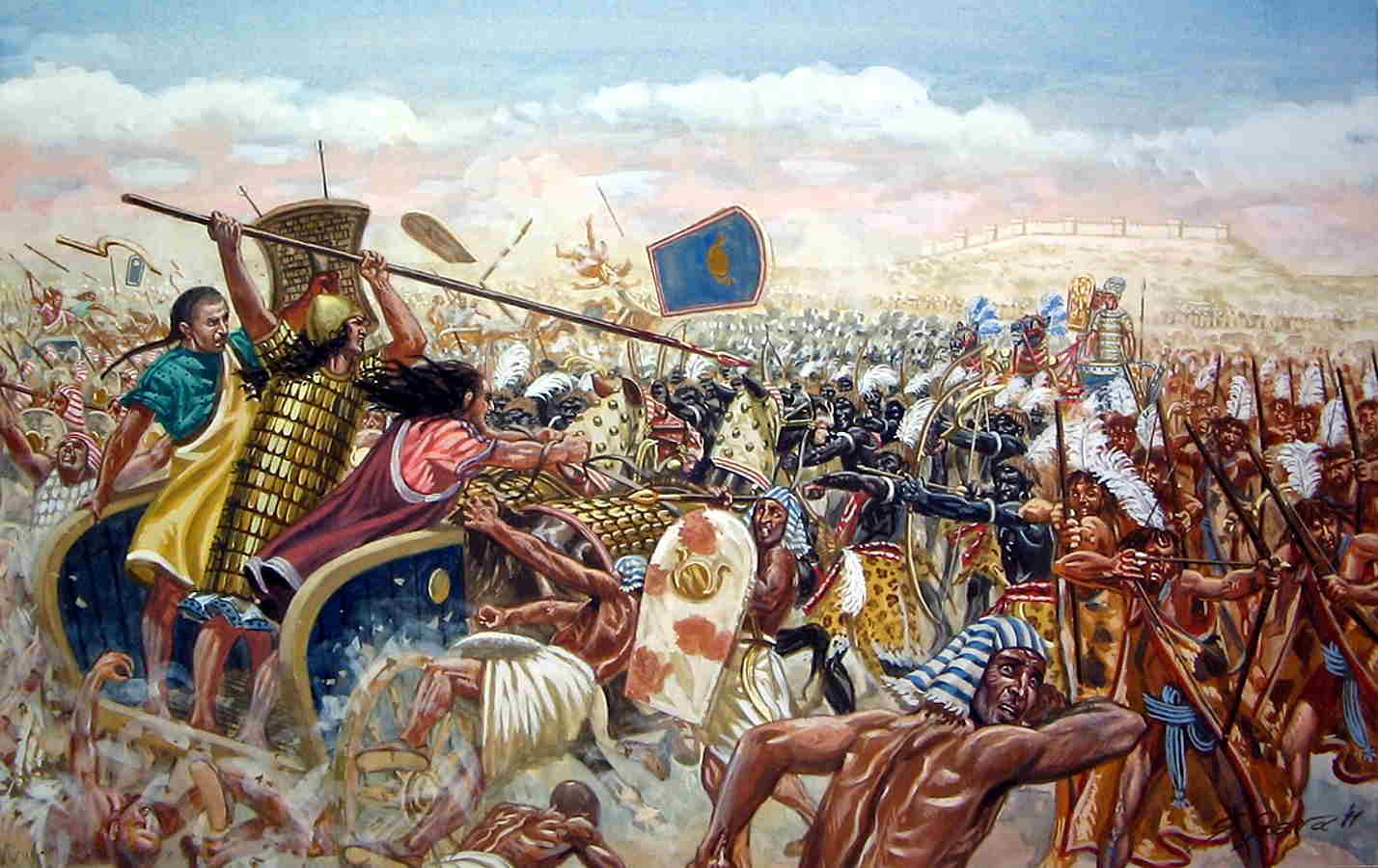 1001 batallas que cambiaron la historia - La batalla de Qadesh (1275 a.c.)