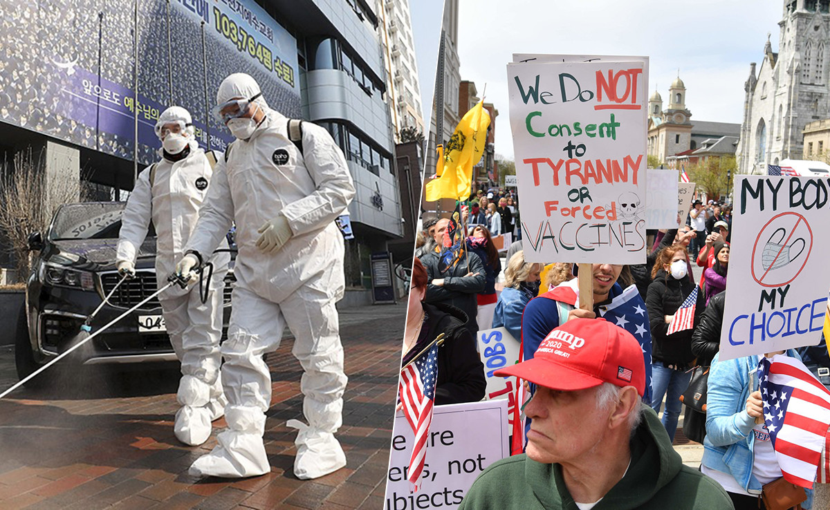 Cómo creen los países que han gestionado la crisis del coronavirus en comparación a los demás