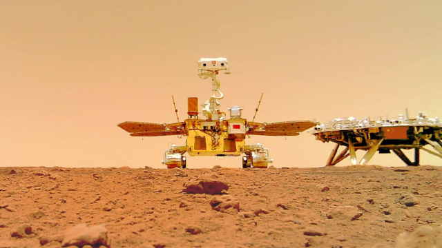 El rover chino en Marte ha completado su misión principal de 90 días