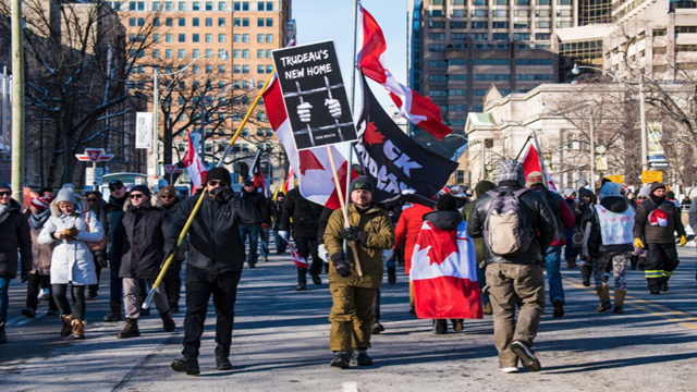 Canadá está congelando cuentas bancarias de manifestantes sin orden judicial
