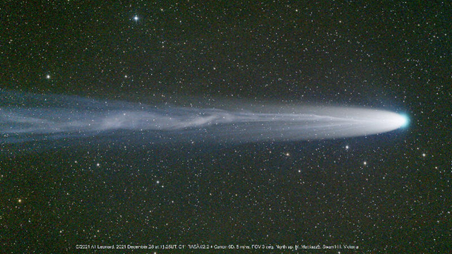 El cometa Leonard se ha desintegrado tras su viaje al punto más cercano alrededor del Sol