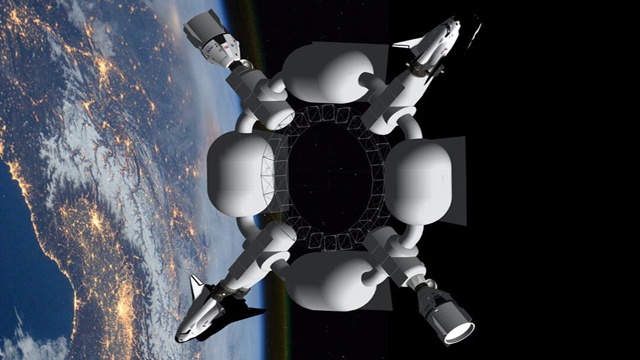 Este anillo pretende ser un hotel espacial
