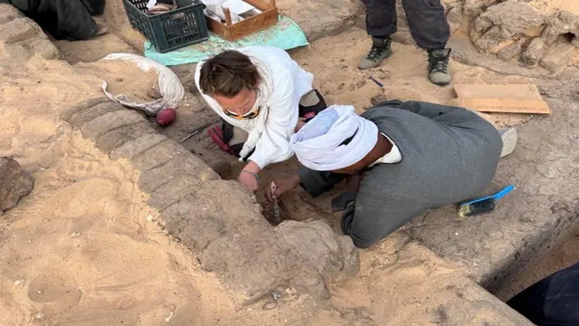 Hemos encontrado cientos de tinajas en una tumba de Egipto