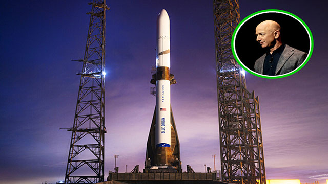 Jeff Bezos probó su propio cohete para competir con Elon Musk y SpaceX